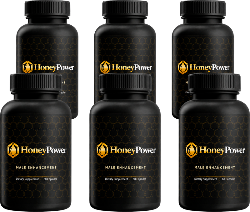 HoneyPower dietary supplement - six bottle product pack